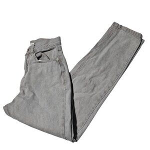 Pull & Bear Mom Jeans Womens Size 2 High Rise Light Gray Denim Pants